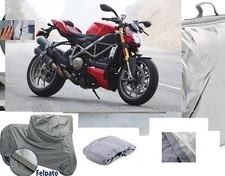 TELO COPRIMOTO TELATO FELPATO PER DUCATI STREETFIGHTER S ANNO 2013 IMPERMEABILE