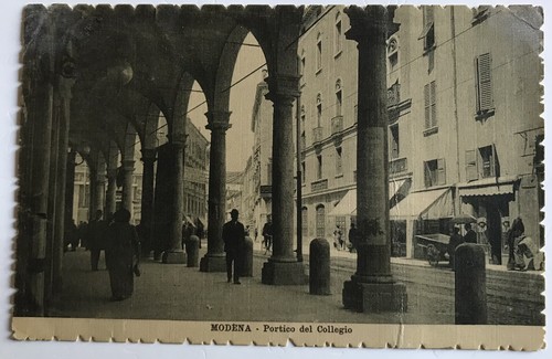 Modena portico del - -, collegio