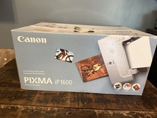 Canon PIXMA IP1600 stampante digitale a getto d'inchiostro fotografica TESTATA FUNZIONA NUOVA SCATOLA APERTA