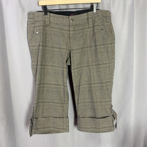Pantalone capri torrid plaid - capri,