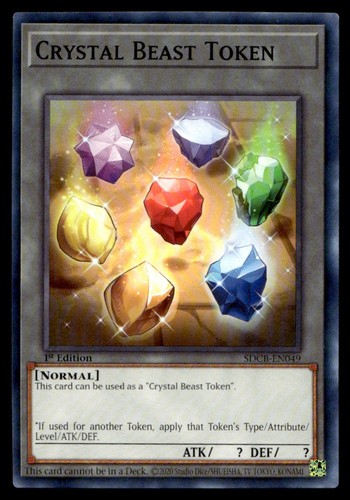 Crystal beast token structure - crystal,