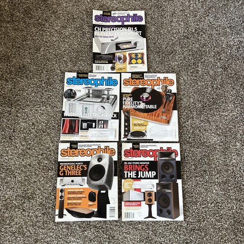Stereophile magazine lot 5 - magazine,