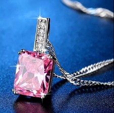Ciondolo Diamante Rosa