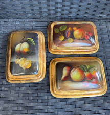 TRITTICO NATURE MORTE  AD OLIO