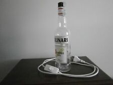 Lampada led artigianale bottiglia Sambuca Molinari