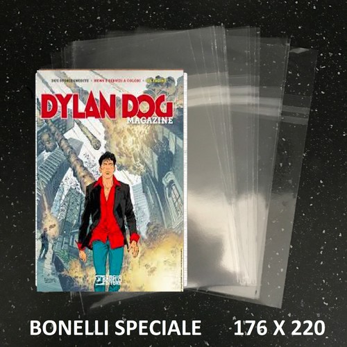 100 buste per fumetti bonelli - per,