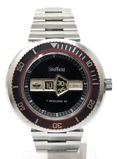 Orologio saltarello Sheffield T Swiss made ufo case clock oversize jumping watch