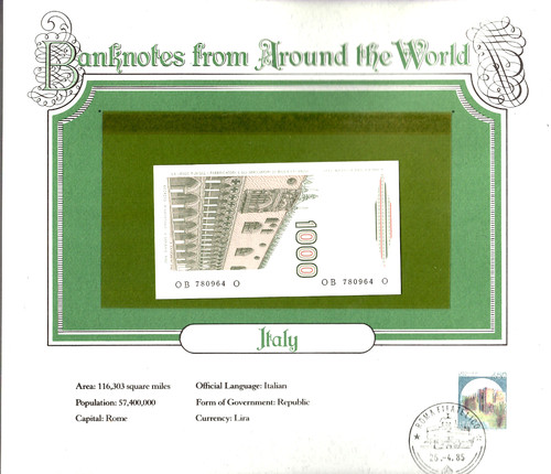 Banknotes world italy - world,