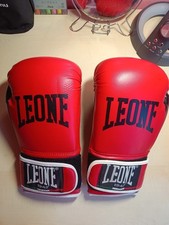 SET GUANTONI LEONE SPORT BOXE, FASCETTE E PARADENTI