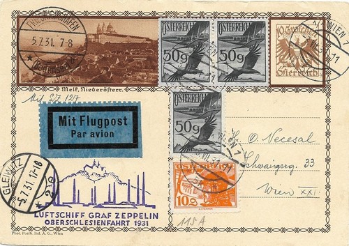 1931 zeppelin viaggio in - zeppelin,
