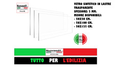 Vetro sintetico trasparente