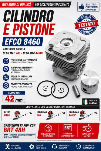 Kit cilindro pistone per - cilindro,