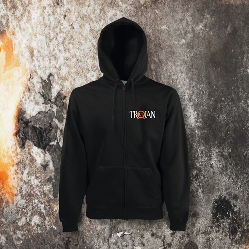 Hooded zipper trojan grössen - zipper,
