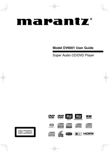 Marantz dv6001 lettore dvd - dv6001,