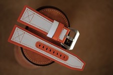 Cinturino bianco fatto a mano per cinturino Seven Friday fascia SevenFriday