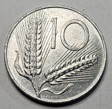 1974 Italy 10 Ten Lire -