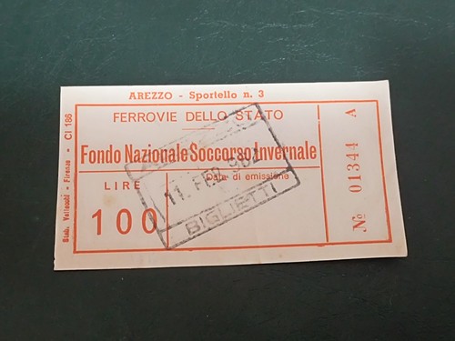 Biglietto fondo - ff.ss.,