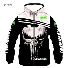 Felpa con cappuccio Kawasaki