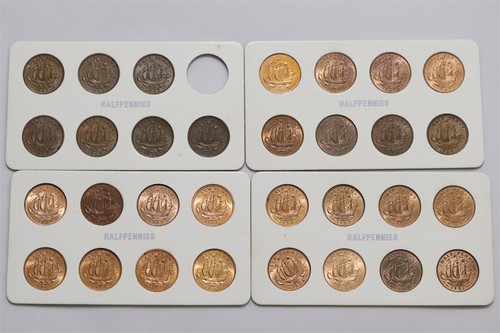 Collezione half penny uk - collezione,