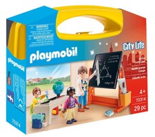 Playmobil City Life Set 70314 Scuola Classe Custodia Insegnante Alunni Nuovo