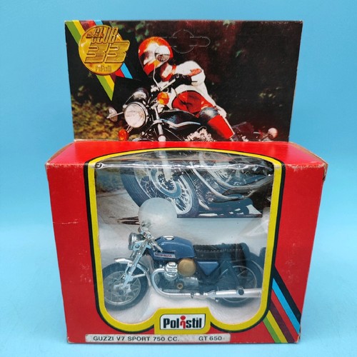 Vintage polistil moto guzzi - vintage,