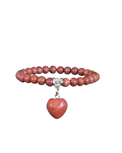 Bracciale diaspro rosso - diaspro,