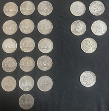 Lotto monete argento 500 - lotto, 22