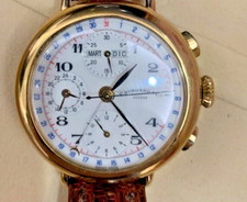EBERHARD - LA CHAUX LE FONDS 1887 - ARGENTO PLACCATO ORO  – ORIGINALE!!