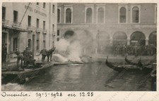 1928 VENEZIA Incendio Hotel