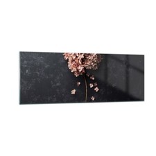 Quadro su Vetro 140x50cm Fiore Ortensia Natura Stampe Immagini Moderni Murale