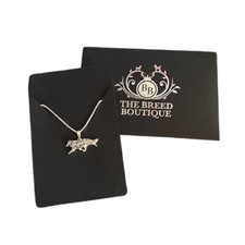 BORDER COLLIE DOG PENDANT WITH