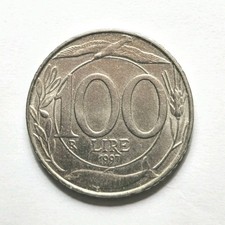 Moneta da 100 Lire Micro 1997