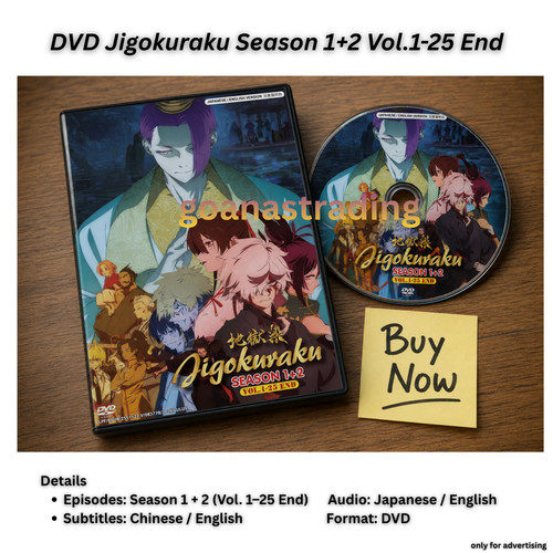 Dvd anime jigokuraku season - anime, |