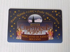⚜️ Scheda Telefonica Mercatino Di Natale Omaggio Priv 1 AA  (C&C 3182) 