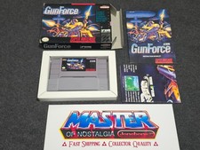 SNES GUNFORCE Complete CIB Box