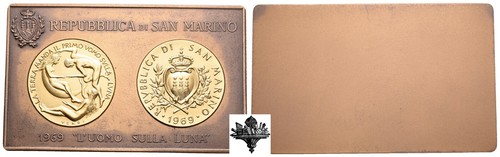 San marino 1969 uomo sulla - marino, l'uomo