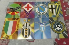 Panini Calcio Cards 98 Logo Fiorentina  Juventus Lazio Napoli Parma Lecce Udines