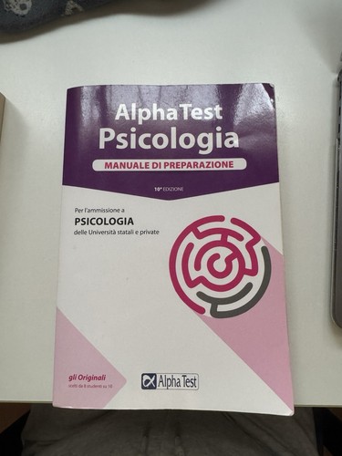 Alpha test psicologia - test,
