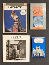 Lotto 4 libri IL GATTO AMICI