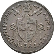 Bologna – Stato Pontificio – Pio VII – Mezzo Baiocco 1816 