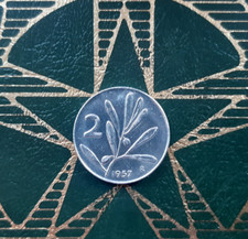 ($)    2 Lire 1957 (Ulivo) -