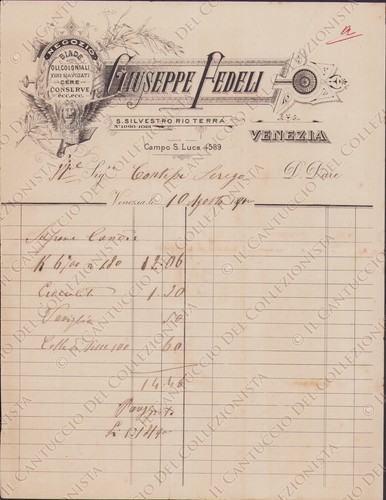 1910 venezia negozio giuseppe - negozio,