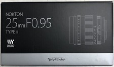Voigtlander Nokton 25 mm F 0,95 MFT II solo scatola