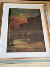 QUADRO OLIO SU TAVOLA RENATO NATALI DEL 1940