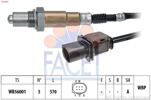 Facet sonda lambda - facet, sensore