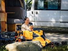 Poncho Coperta Fuzzy Nuovo con