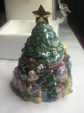 DISNEY MICKEY & FRIENDS BARATTOLO BISCOTTI ALBERO DI NATALE EDIZIONE LIMITATA 3000 CON SCATOLA