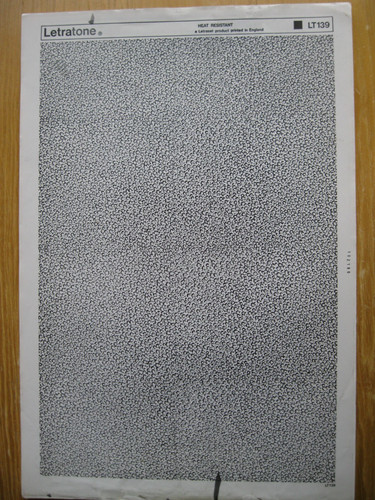 Letraset foglio letratone - foglio,