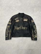 Vintage Marlboro Racing  Real Leather Jacket