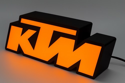 Luce insegna parete led ktm - da,